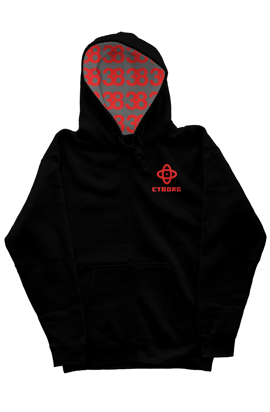 Cyborg Hoodie (Day 0.0 -ACTIONARILY) Middle Weight Material