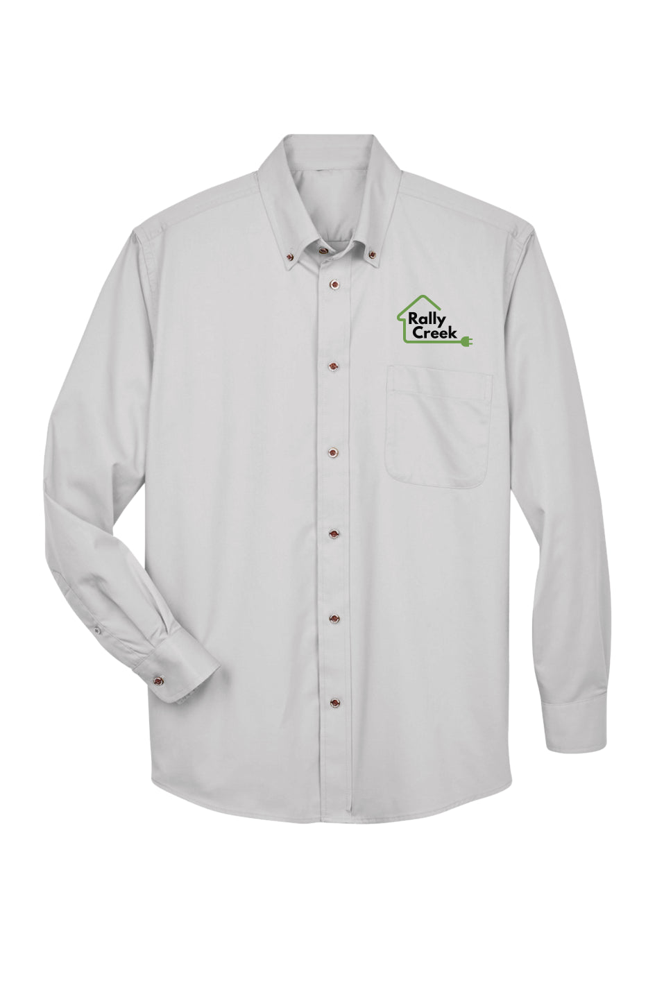 Rally Creek Mens Long-Sleeve Twill Shirt